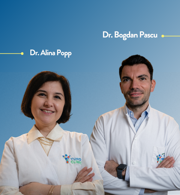 Conf. Univ. Dr. Alina Popp și Dr. Bogdan Pascu